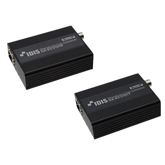 同軸LANコンバータ　DA-EC3101R/T　既に同軸ケーブルが敷設された現場にPoEフルHDネットワークカメラを設置できる | 