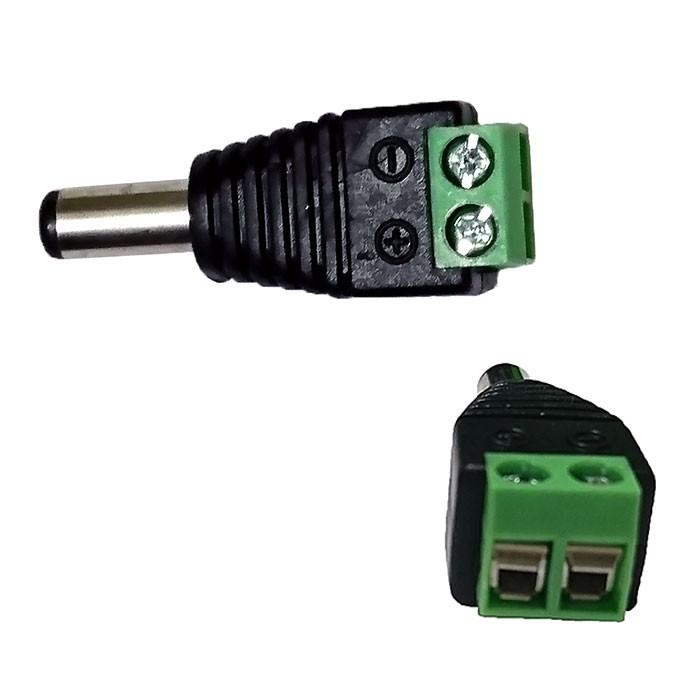 DCプラグ　スクリュー端子台タイプ　φ2.1-5.5mm　センター＋　（DCコネクタ オス) |  | 01