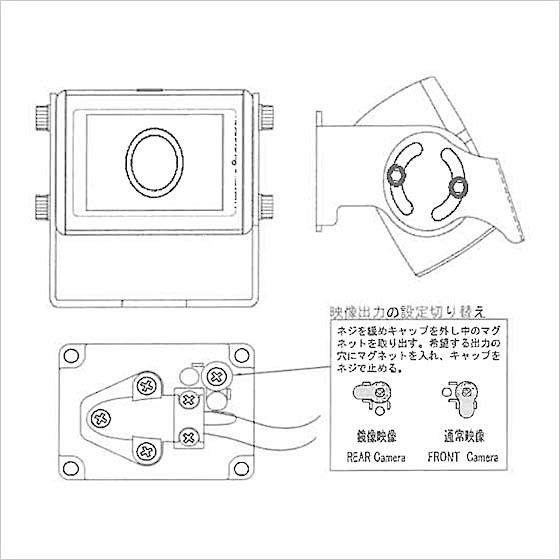 水平画角95°　防水型　屋外用防犯カメラ　SPC-130IIB　広角タイプ |  | 02