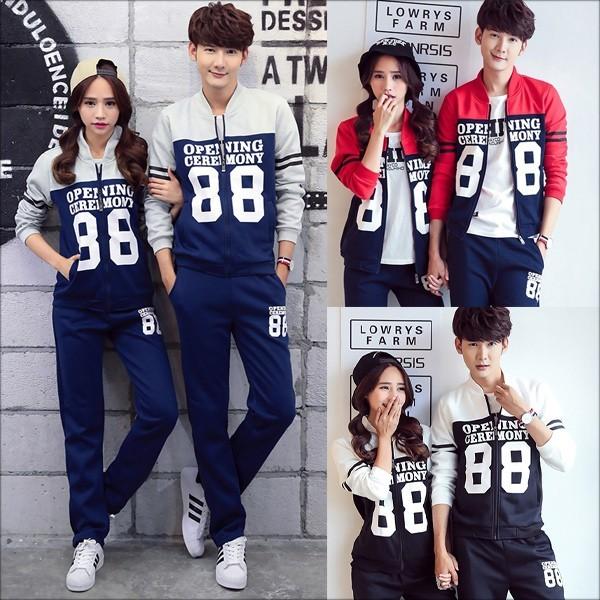 スウェット上下セット ジャージ上下 メンズ レディース ペアルック ルームウェア 部屋着 セットアップ 裏起毛 スポーツ パンツ トップス  2点セット  冬 F-643 |  | 11