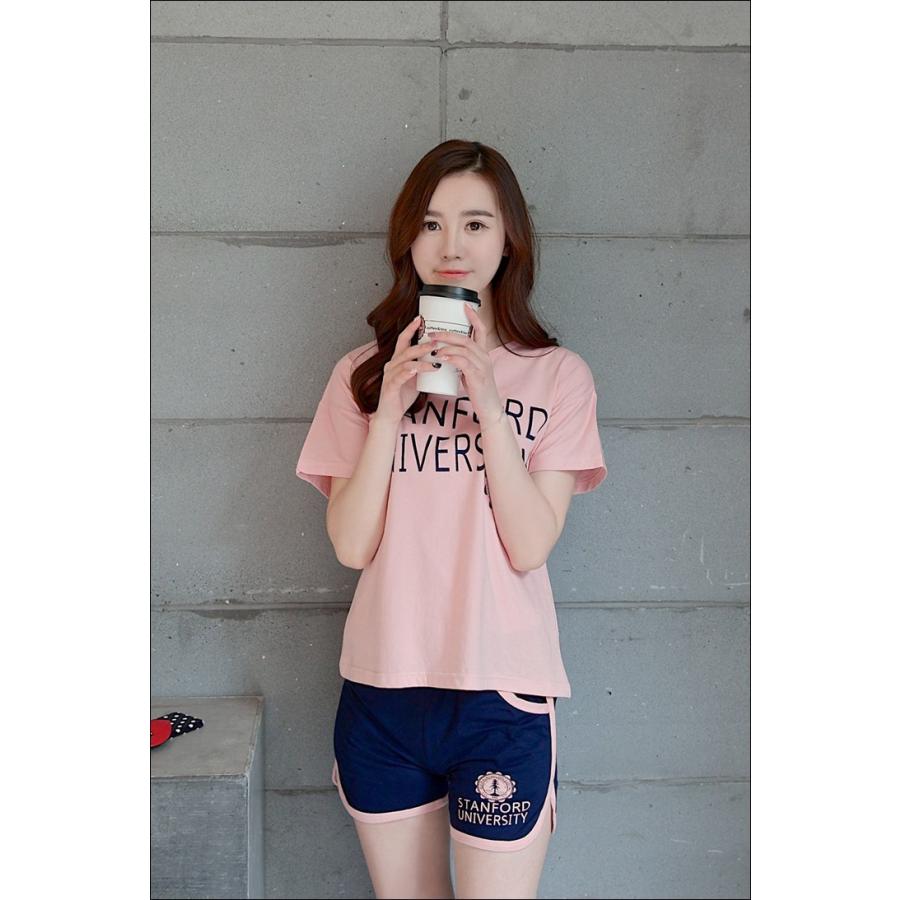 パジャマ レディース 2点セット 夏 半袖 半ズボン ルームウェア 上下セット 韓国風パジャマ 女性 可愛い セットアップ 部屋着 寝巻き おしゃれ 春 秋 F-809 |  | 10