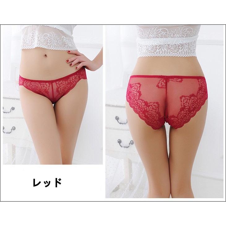 ショーツ レディース 総レース セクシー ランジェリー ストレッチ 花柄