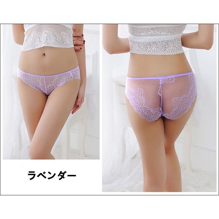 ショーツ レディース 総レース セクシー ランジェリー ストレッチ 花柄