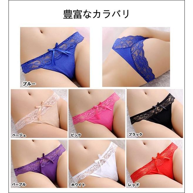 Tバック ショーツ レディース セクシー レース tバック 下着 綿