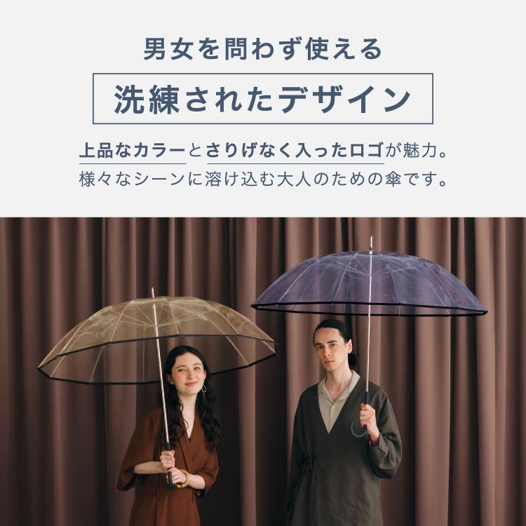 Wpc. 傘 ビニール傘 12本骨 多骨 耐風 大きい 大きい傘 ユニセックス