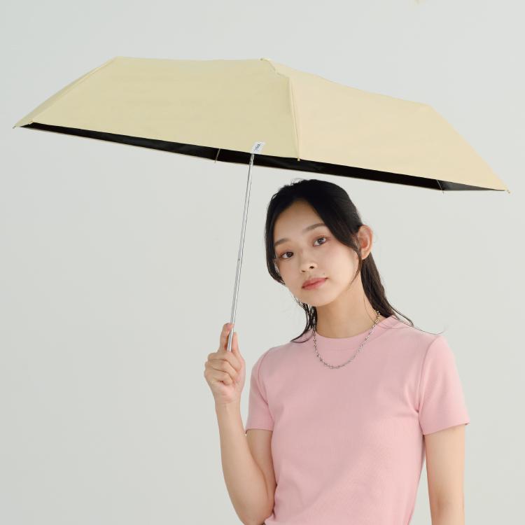 Wpc. 日傘 折りたたみ傘 コンパクト 完全遮光 晴雨兼用 遮光率100