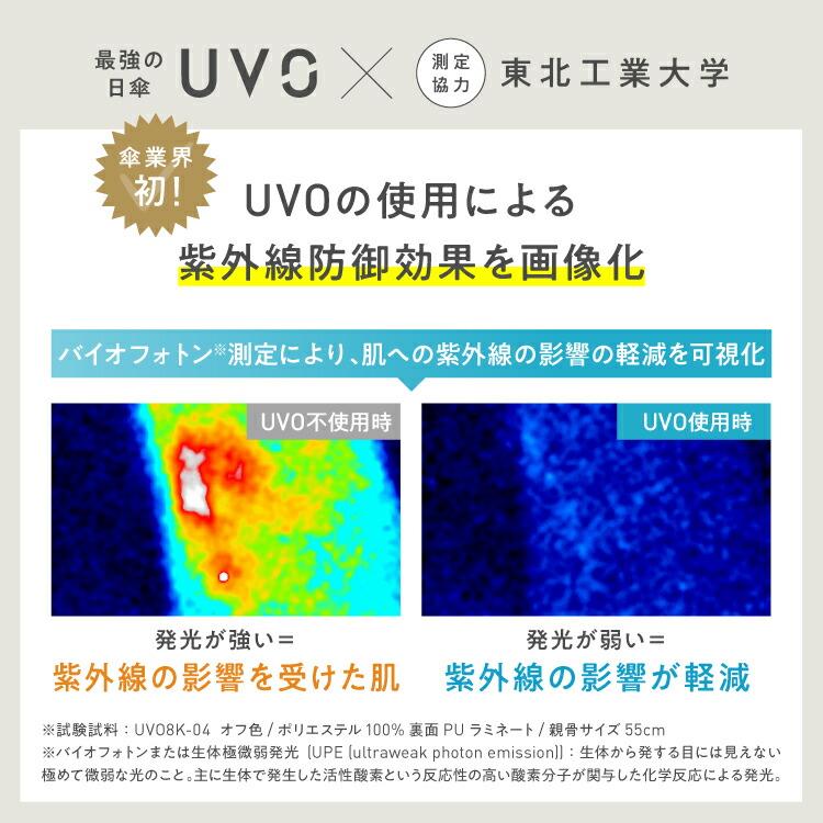 日傘 UVO公式 完全遮光 折りたたみ傘 長傘 晴雨兼用 8本骨 2段 2WAY バンブー持ち手 uvカット 完全遮光100% 遮光 レディース 雨傘 軽量 紫外線対策 UPF50+ | UVO | 09