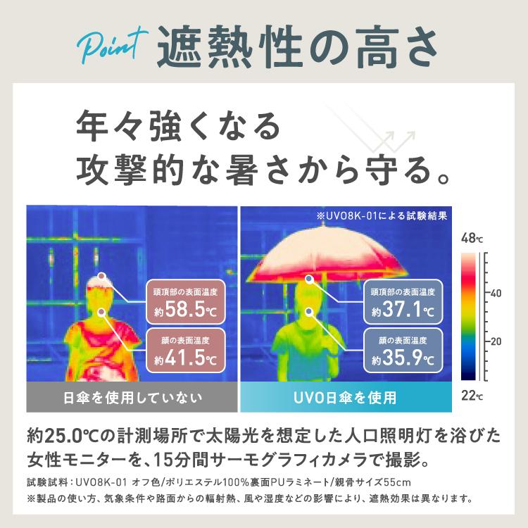 日傘 UVO公式 完全遮光 折りたたみ傘 長傘 晴雨兼用 8本骨 2段 2WAY バンブー持ち手 uvカット 完全遮光100% 遮光 レディース 雨傘 軽量 紫外線対策 UPF50+ | UVO | 12
