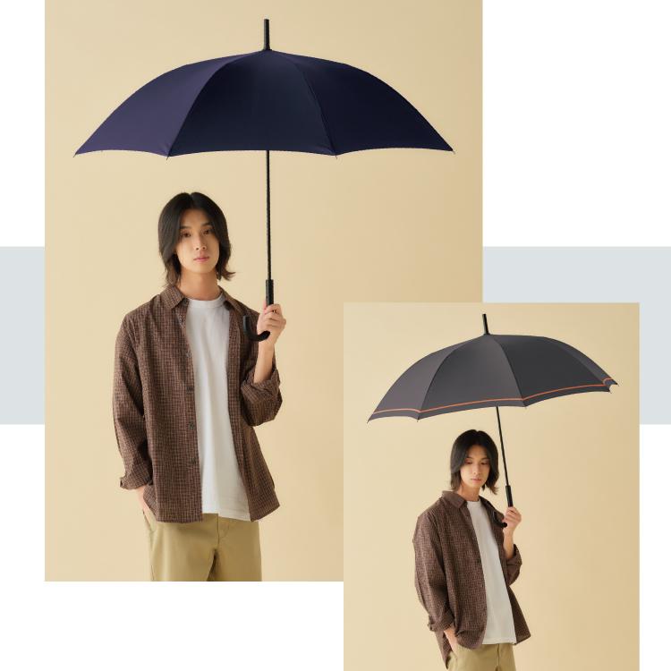 Wpc. 傘 ジャンプ傘 耐風 晴雨兼用 大きめ 長傘 UVカット 継続撥水