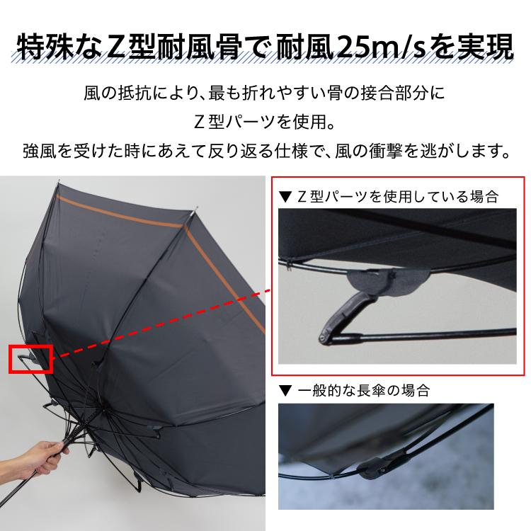 Wpc. 8/9まで15%OFFセール 傘 ジャンプ傘 耐風 晴雨兼用 大きめ 長傘