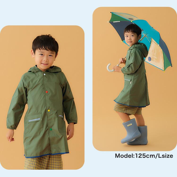 Wpc. レインコート ランドセル対応 キッズ ジュニア 子ども用 カッパ