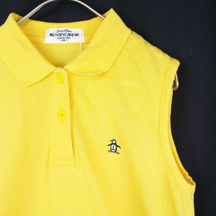 Munsingwear 肩だしスタイル◎ マンシングウェア ワンポイントロゴ 