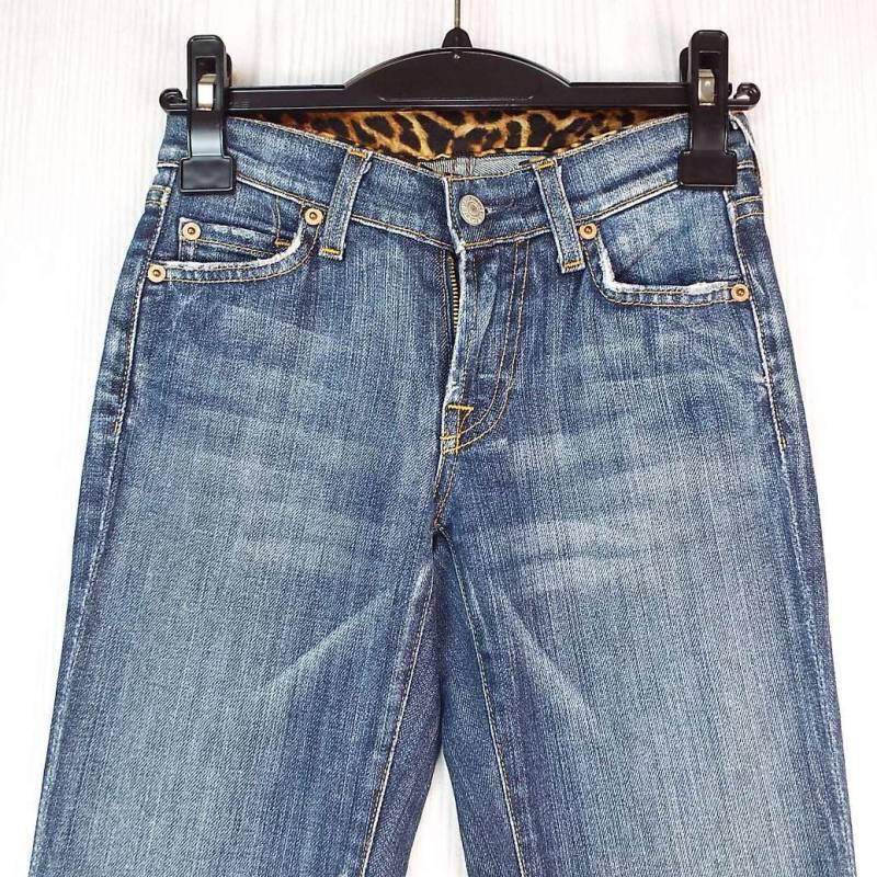 アメリカ製【7 FOR ALL MANKIND】セブン・フォー・オール・マンカインド BOOTCUT DENIM ブーツカットデニム｜サイズ：22インチ　レディース古着｜wpeace｜03