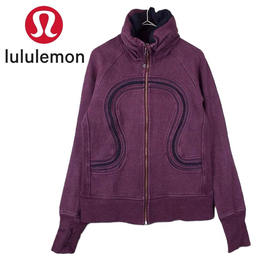 ルルレモン　新品クロップドハーフジップ パープル ルルレモン 新品クロップドハーフジップ パープル 【公式通販】
