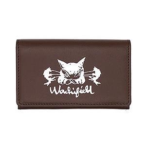 わちふぃーるど（WachiField） 抗菌レザー名刺入れ チョコ わちふぃー