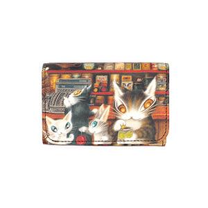 わちふぃーるど（WachiField） 極小三つ折り財布＃2 グロッサリー わ