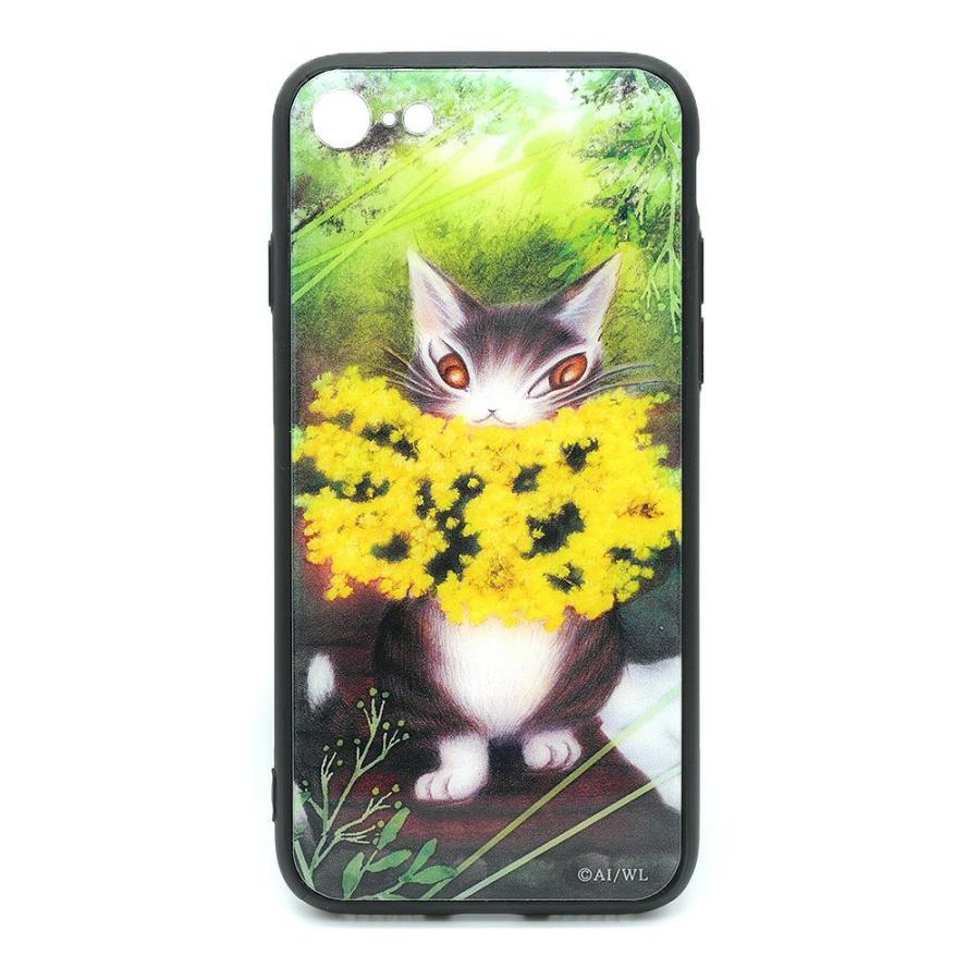 わちふぃーるど（WachiField） ガラスiPhoneケース ミモザ わち