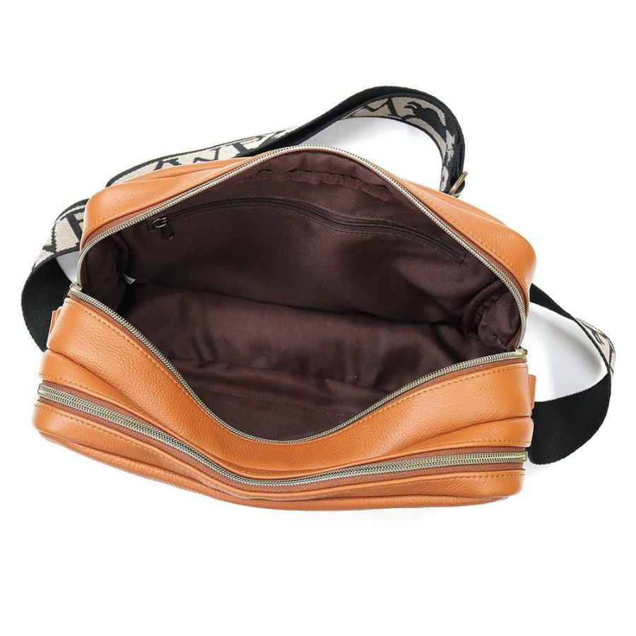 わちふぃーるど（WachiField） レザーダヤンWショルダーバッグ 茶 わ