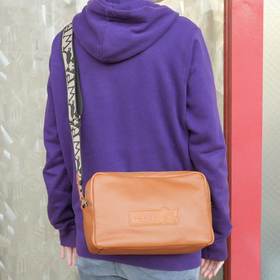 美品、ダヤン、DAYAN、わちふぃーるど、牛革、ワッペン、ショルダーバッグ レザーダヤンミニショルダー2 ピンク わちふぃーるどダヤン : わ