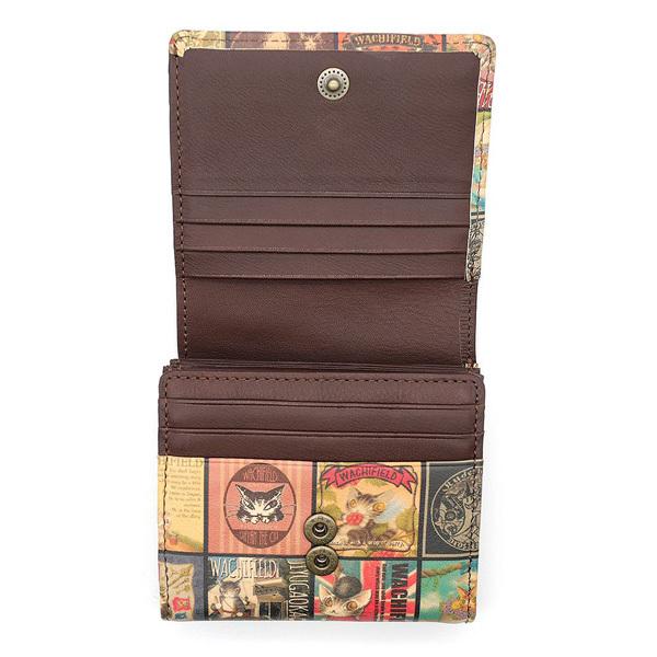 わちふぃーるど（WachiField） コンパクト収納財布 レトロアート わち