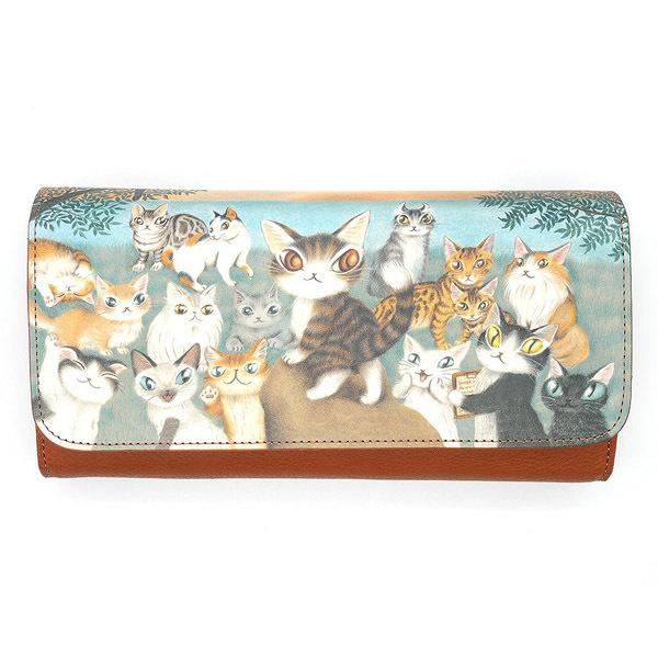 ｗｃｃ被せ長財布 わちふぃーるどダヤン わちふ