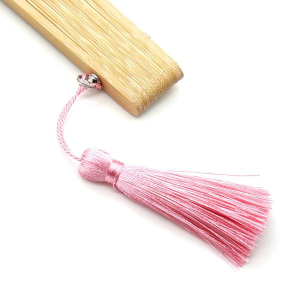 わちふぃーるど（WachiField） 刺繍扇子 ダヤン・ピンク わちふぃーる