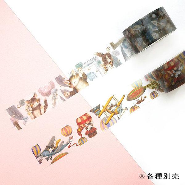 透明マスキングテープ 気球 わちふぃーど ダヤン : わちふぃーるど