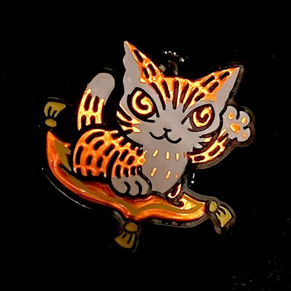 わちふぃーるど（WachiField） リフレクターキーホルダー 絨毯・橙