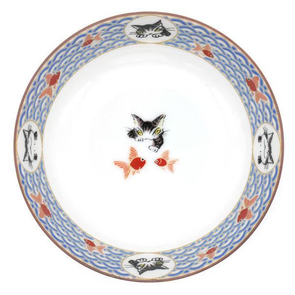 九谷焼4号鉢 金魚 わちふぃーるど ダヤン : わちふぃーるど Yahoo!店