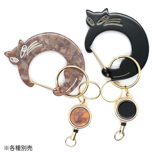 わちふぃーるど（WachiField） アクリルカラビナ とび猫・黒 ダヤン