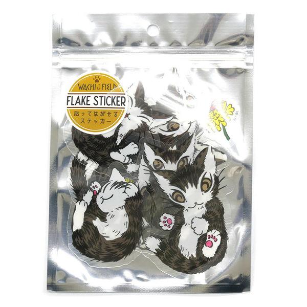 フレークウォールステッカー ねこ猫 わちふぃーるどダヤン ネコグッズ