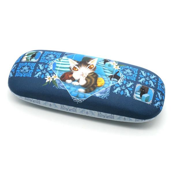 メガネケース 青い街 わちふぃーるどダヤン/ダヤン : わちふぃーるど