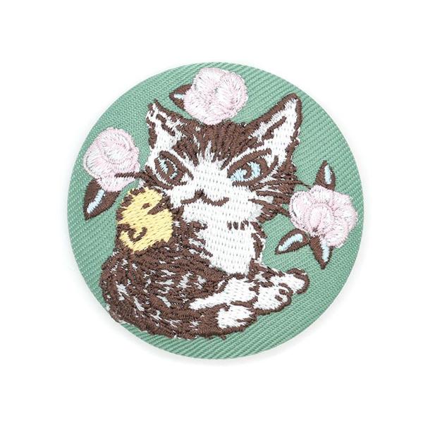 刺繍ブローチコレクション 不思議な旅わちふぃーるど ダヤン ネコ