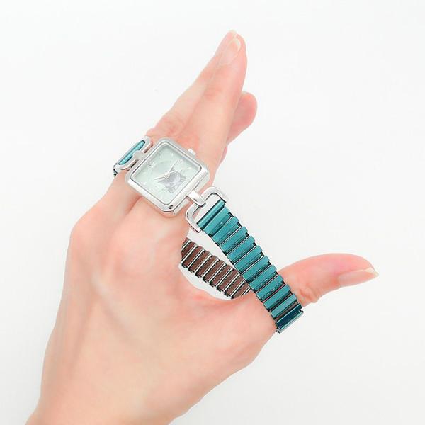 じゃばら腕時計 うでぐみ・シルバー わちふぃーるどダヤン : わちふぃ