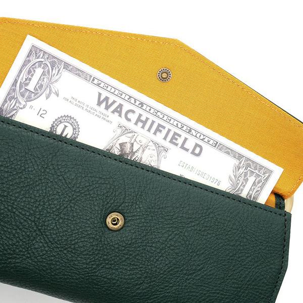 わちふぃーるど（WachiField） FCクラシックがま口長財布 緑 ダヤン 