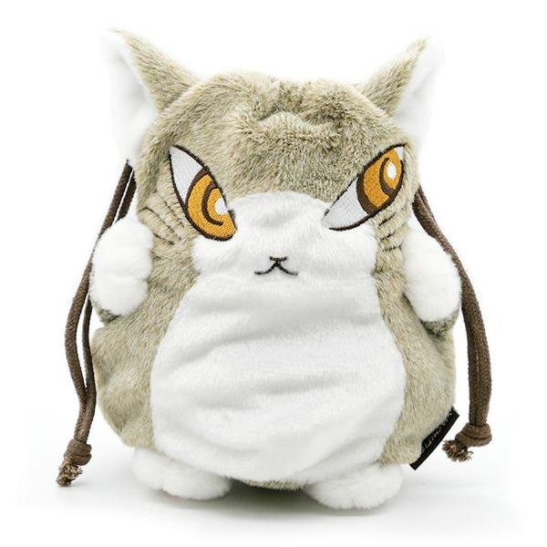 わちふぃーるど（WachiField） 猫のダヤン ぬいぐるみ巾着 わちふぃー