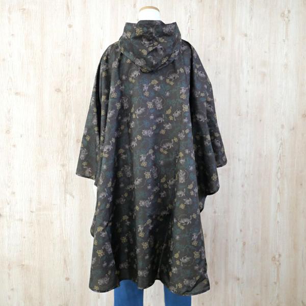 レインポンチョ 草花スケッチ わちふぃーるど ダヤン : わちふぃーるど