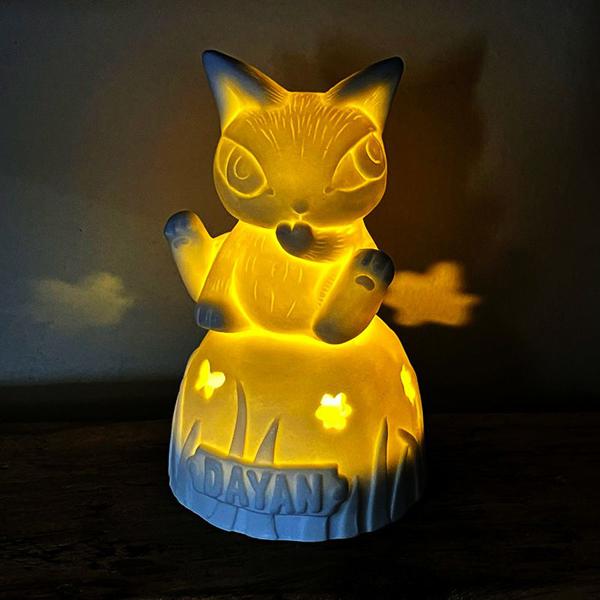 白磁ミニランプ 僕迷子 わちふぃーるどダヤン : わちふぃーるど Yahoo