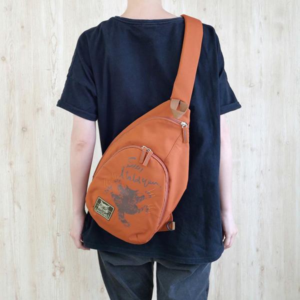 わちふぃーるど（WachiField） ドロップショルダー ひっかきオレンジ 