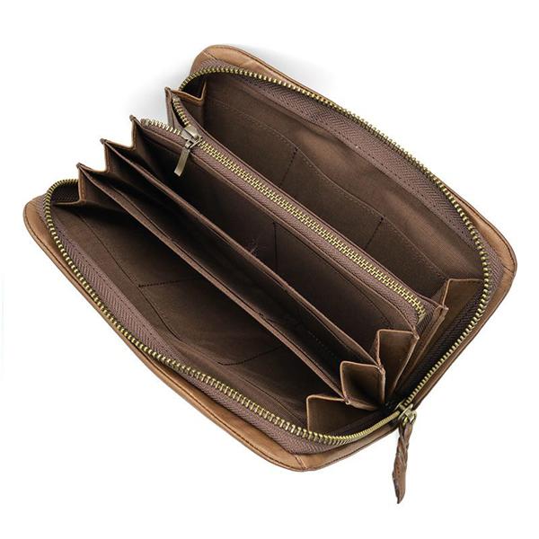 わちふぃーるど（WachiField） やわらかD長財布 こげ茶 ダヤン 財布