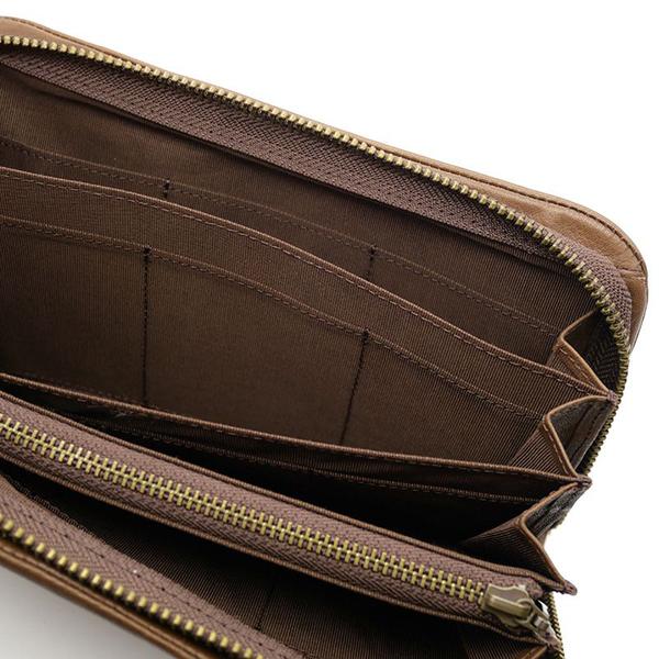 わちふぃーるど（WachiField） やわらかD長財布 こげ茶 ダヤン 財布