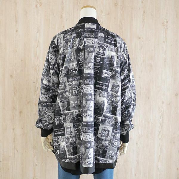 リバーシブルMA−1 F 英国 黒 わちふぃーるど ダヤン ネコ ブルゾン