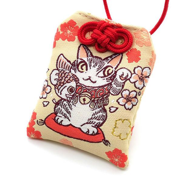 わちふぃーるど（WachiField） お守り 招き猫・黄 わちふぃーるど