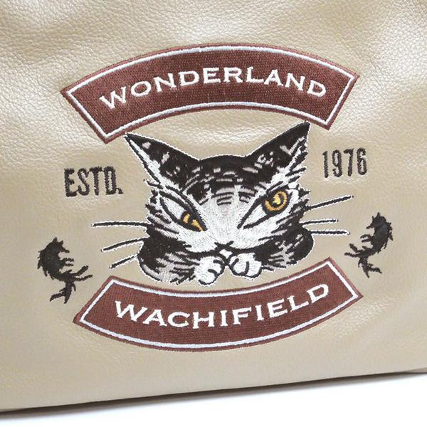 わちふぃーるど（WachiField） レザー刺繍ボストンショルダー わちふぃ