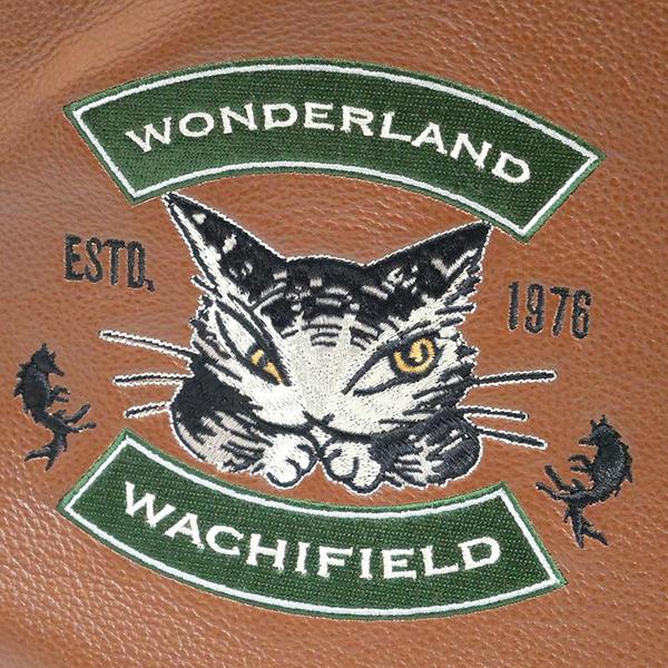 わちふぃーるど（WachiField） Fcレザー刺繍ボストンショルダー 茶 わ