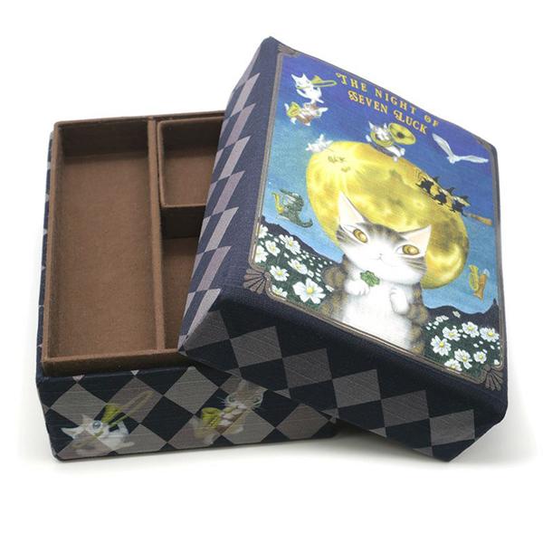掛け子付文具箱 7つのつきの夜 わちふぃーるどダヤン : わちふぃーるど