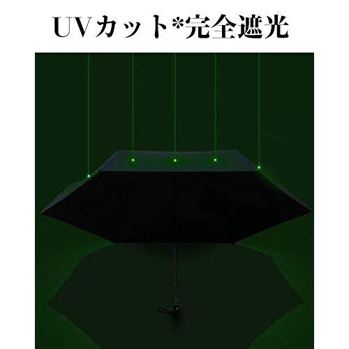 日傘 超軽量 179g ワンタッチ自動開閉 UVカット 遮光 遮熱 折りたたみ傘 コンパクト 折り畳み日傘 紫外線遮断 耐風撥水 晴雨兼用 携帯便利｜wpiastore｜02