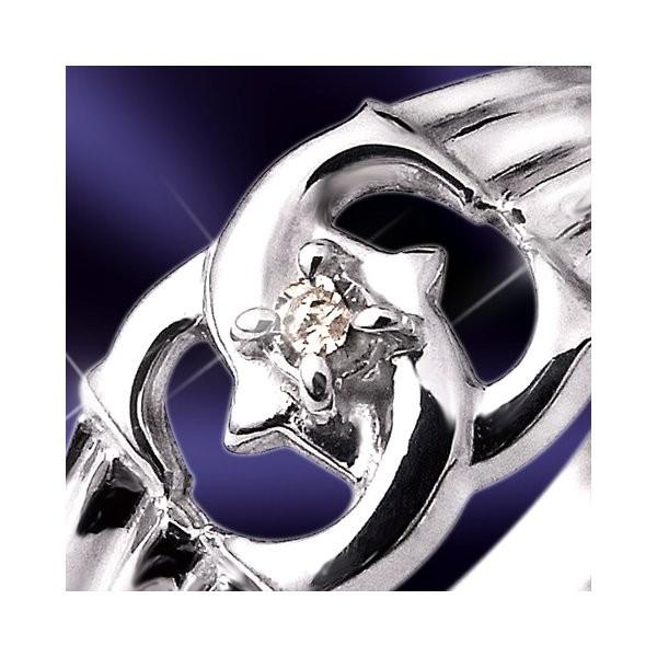 サイズ17号　ダイヤ　リング エックスダイヤリング 指輪 17号