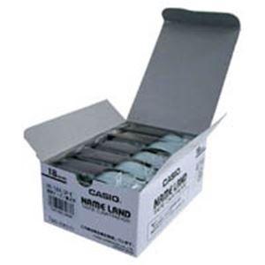 上品 カシオ計算機(CASIO) テープ XR-18X-20P-E 透明に黒文字18mm20個 その他梱包用テープ