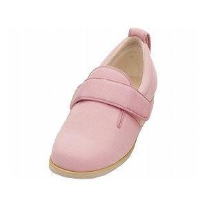 介護靴 施設・院内用 ダブルマジック２ 11E(ワイドサイズ) 7029 両足 徳武産業 あゆみシリーズ ／M (22.0〜22.5cm) ピンク